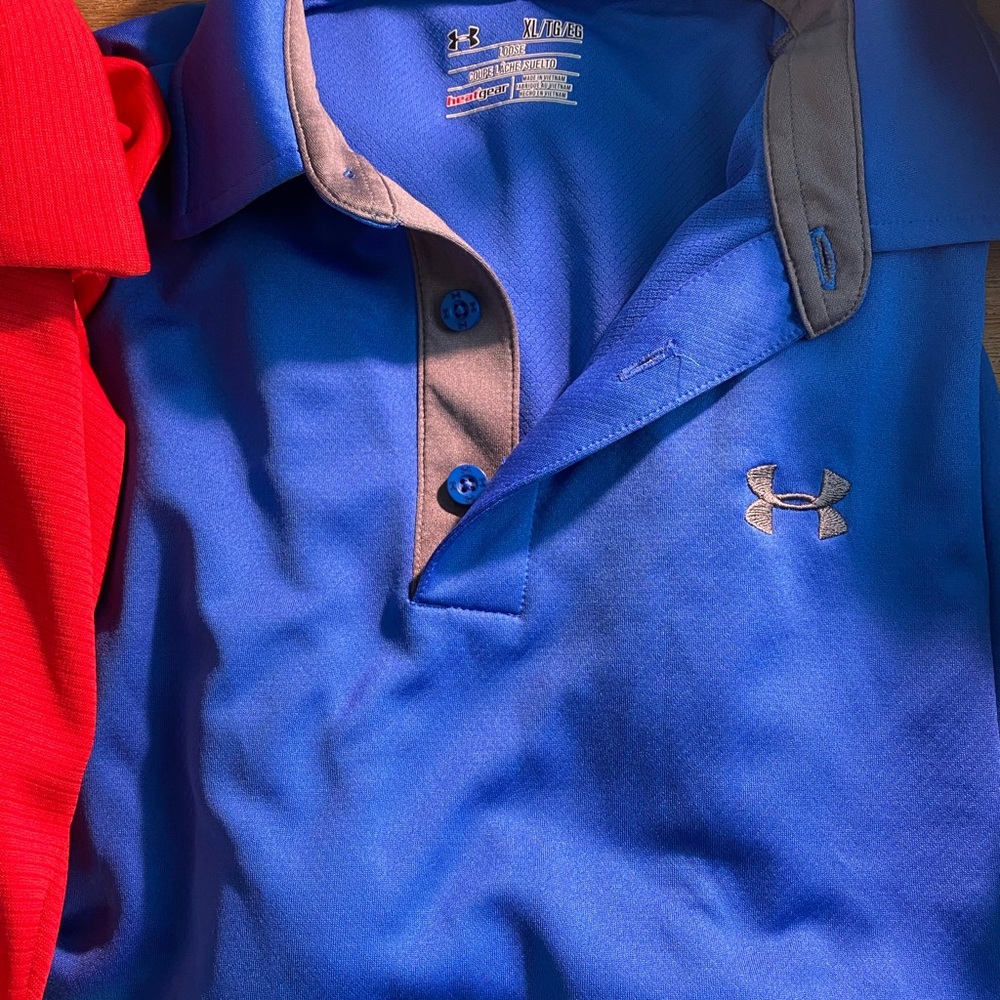 Mens under armor polo